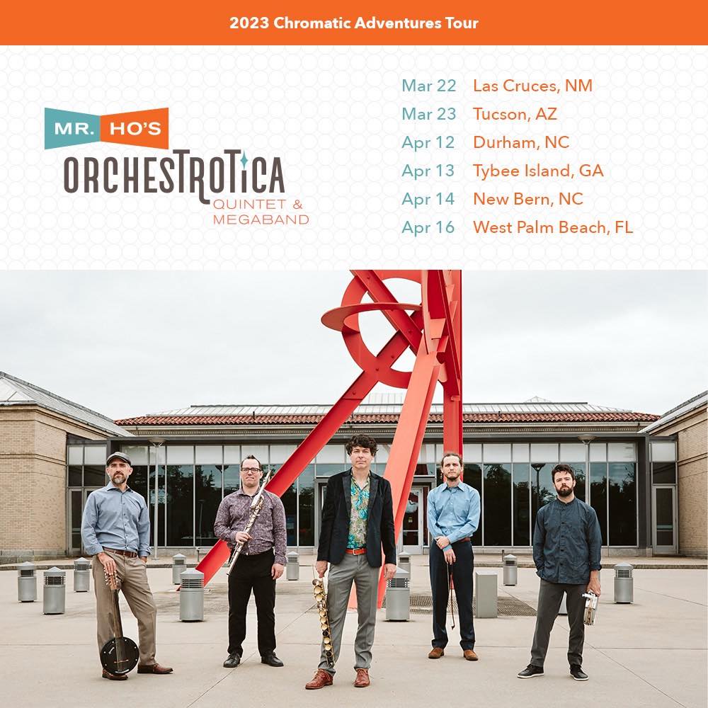 Flyer for 2023 Chromatic Adventures Tour in Spring 2023